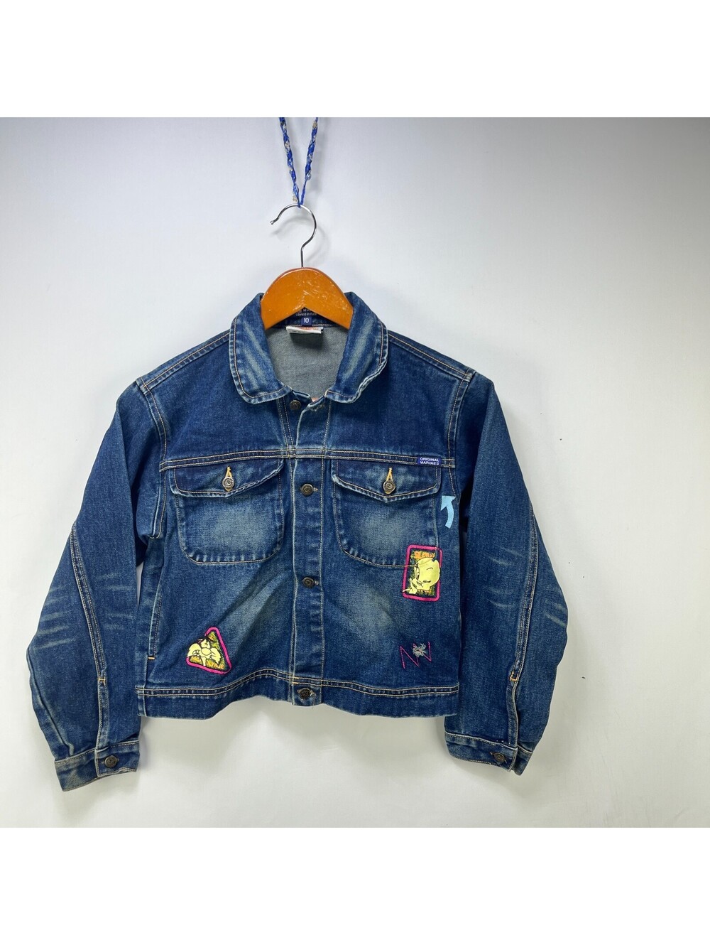 Vintage Looney Tunes Tweety Denim Jacket Womens 10